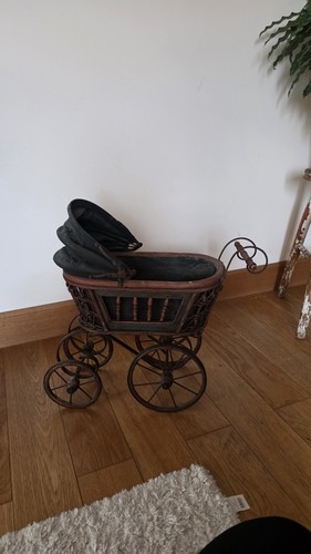 Antique wicker doll - wicker,