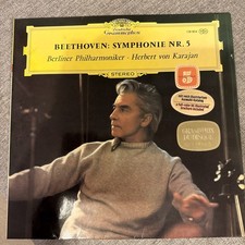 Deutsche Grammophon Beethoven Symphonies Nr. 5 Vinyl LP Karajan, Berliner Phil.