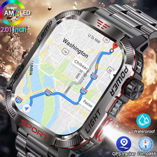 Military GPS Smart Watch Men