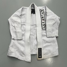 Vulkan Jiujitsu Kids Youth GI Size M1 White Made In Brazil Uniform