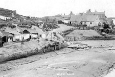 Pnl-33 Seaton Sluice Nr Whiley Bay, Northumberland c1908. Photo
