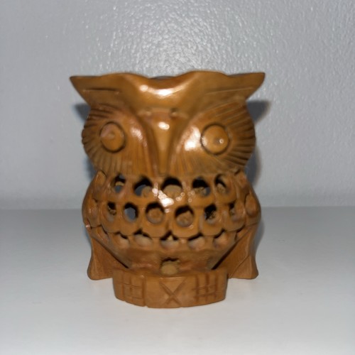 Owl bird hand carved - owl,