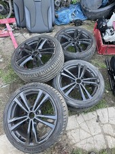 2015 Audi A3 8V S Line Alloy Wheels With Tyres In Black Complete Set 225/40/18