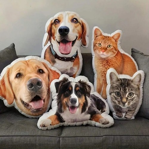 Personalized pet photo pillow - personalized,