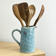 Utensil holder pot - pot, blue