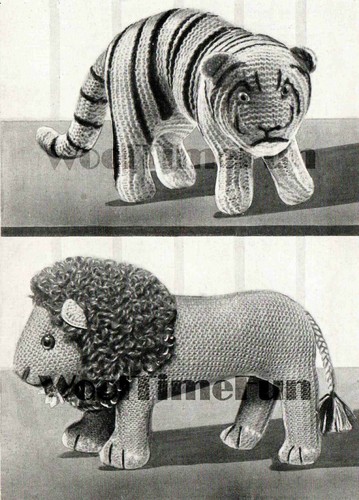 Knitting pattern vintage 1940s - knitting,