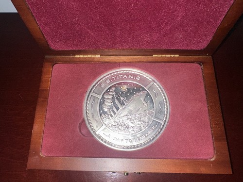 Rare silver coin titanic - rare,