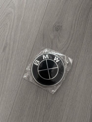 Bmw black bonnet badge - bmw,
