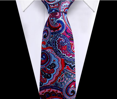 Men luxury paisley cravat - luxury,