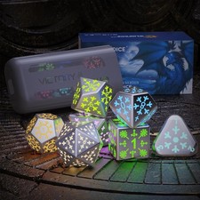7PCS DND Dice Set,Shine Light