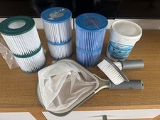 Hot Tube Accessories,  Net, Brush , 6 Filters, Chlorine Tablets