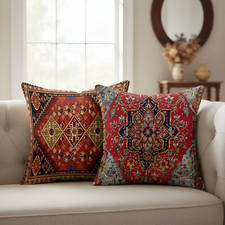 2pcs vintage Rug Cushion