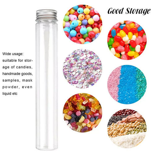 Plastic test tubes - plastic, screw