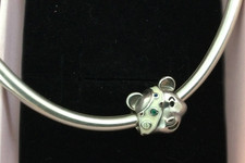 LIMITED EDITION Genuine Pandora Pudsey Bear Head Children In Need Charm Enamel