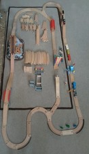 Wooden Train Set Bundle With
