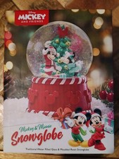 Disney Mickey & Friends, Mickey & Minnie Christmas Snow globe Decoration