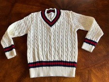 ladies Cricket jumper - white