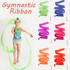4M Multi Color Dance Ribbon Rhythmic Art Gymnastic Streamer Baton Twirling Rods