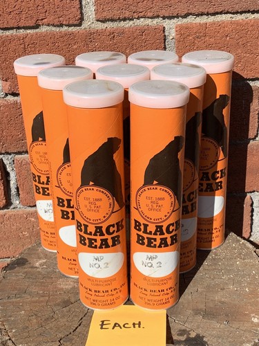 Vintage black bear grease - bear,