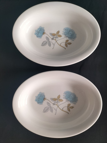 Wedgwood ice rose - wedgwood, oval