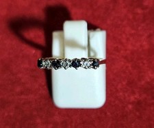 9ct Gold Sapphire & Diamond 7