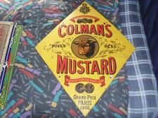 ORIGINAL VINTAGE ENAMEL METAL