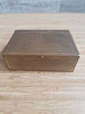 Vintage old Retro brass Cigarettes box storage