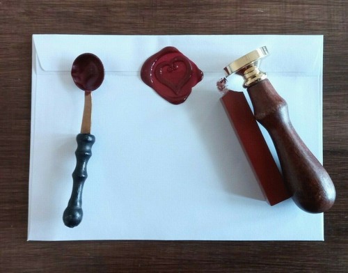 Heart wax stamp - heart, seal