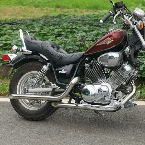 Staggered exhaust muffler pipe - exhaust,