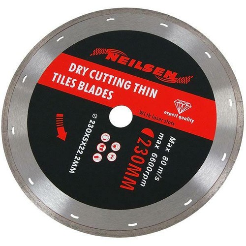 Dry cutting thin tile - thin, blades