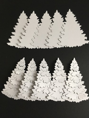 White die cut christmas - 10,