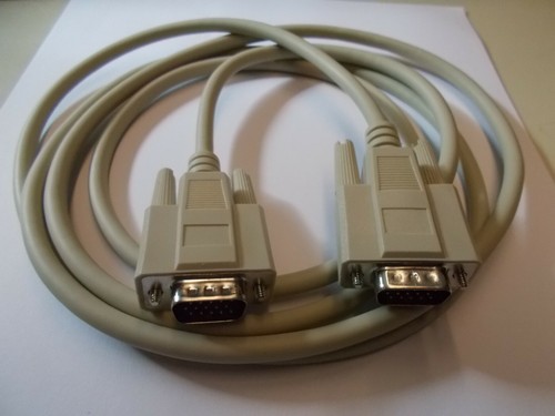 Gray vga cable male - gray, vga,