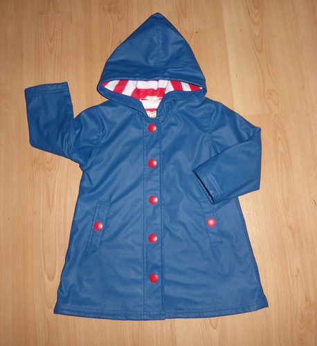 Hatley hooded raincoat blue - hooded,