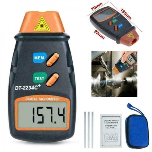 Lcd digital tachometer photo - digital,