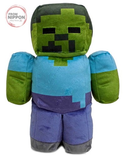 Minecraft zombie plush stuffed - minecraft,