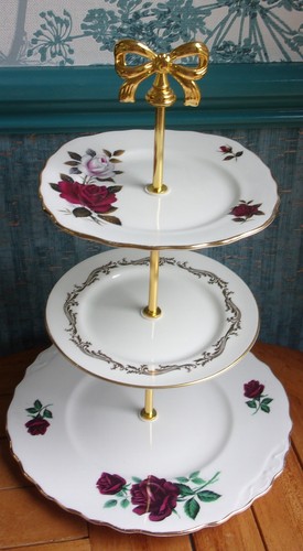 Tier china cake stand - 3,