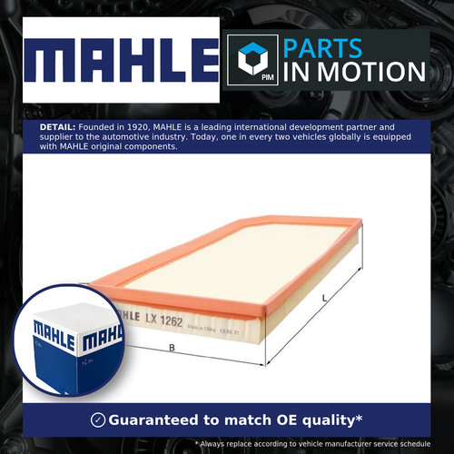 Air filter lx1262 mahle - air,