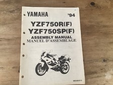Yamaha Yzf750R SP Assembly Manual 1994 Genuine Workshop Book 4HD-28107-71