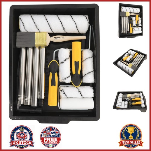 Complete paint roller set with - complete,