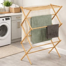 Tier bamboo wooden clothes - bamboo,