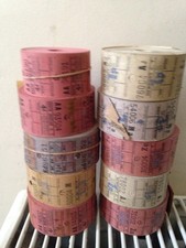 10 X VINTAGE UK BUS TICKET