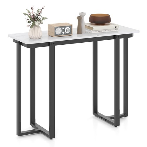Gymax console table modern - console,