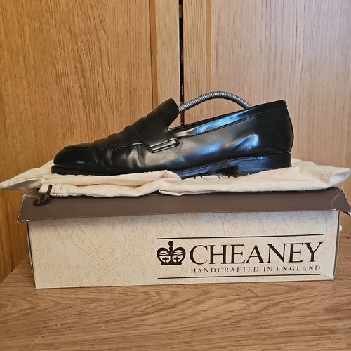 Mens black cheaney shoes - cheaney,