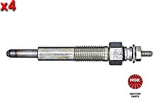 4x Glow Plug NGK Fits Vauxhall