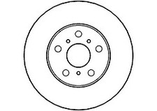 FRONT BRAKE DISC FOR TOYOTA