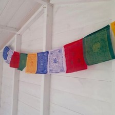 Cotton tibetan prayer flags - prayer,