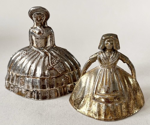 Antique crinoline lady - crinoline, metal