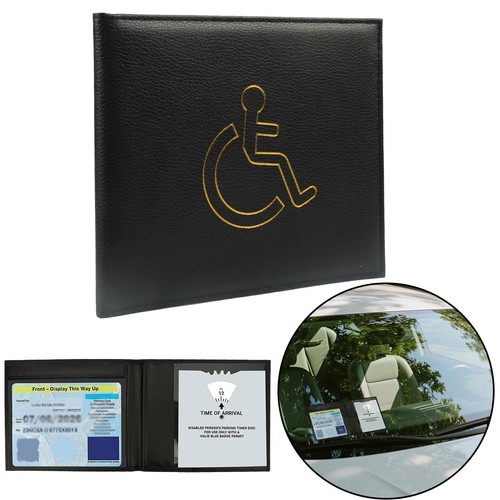 Soft leather disabled blue - soft,