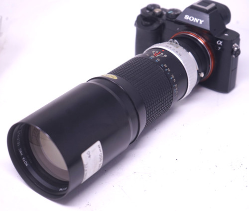 Sony mount adapted - e,
