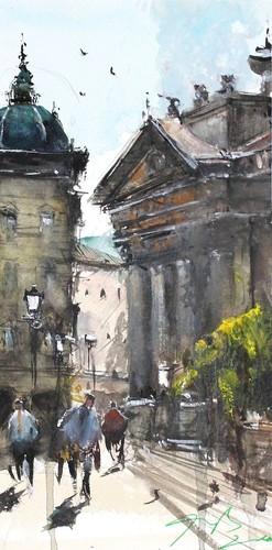 Original painting watercolor - original,